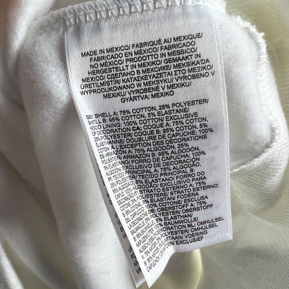 The North Face Hoodie Mens L White Outdoor Together Colorful Adventure Orange - Picture 4 of 5